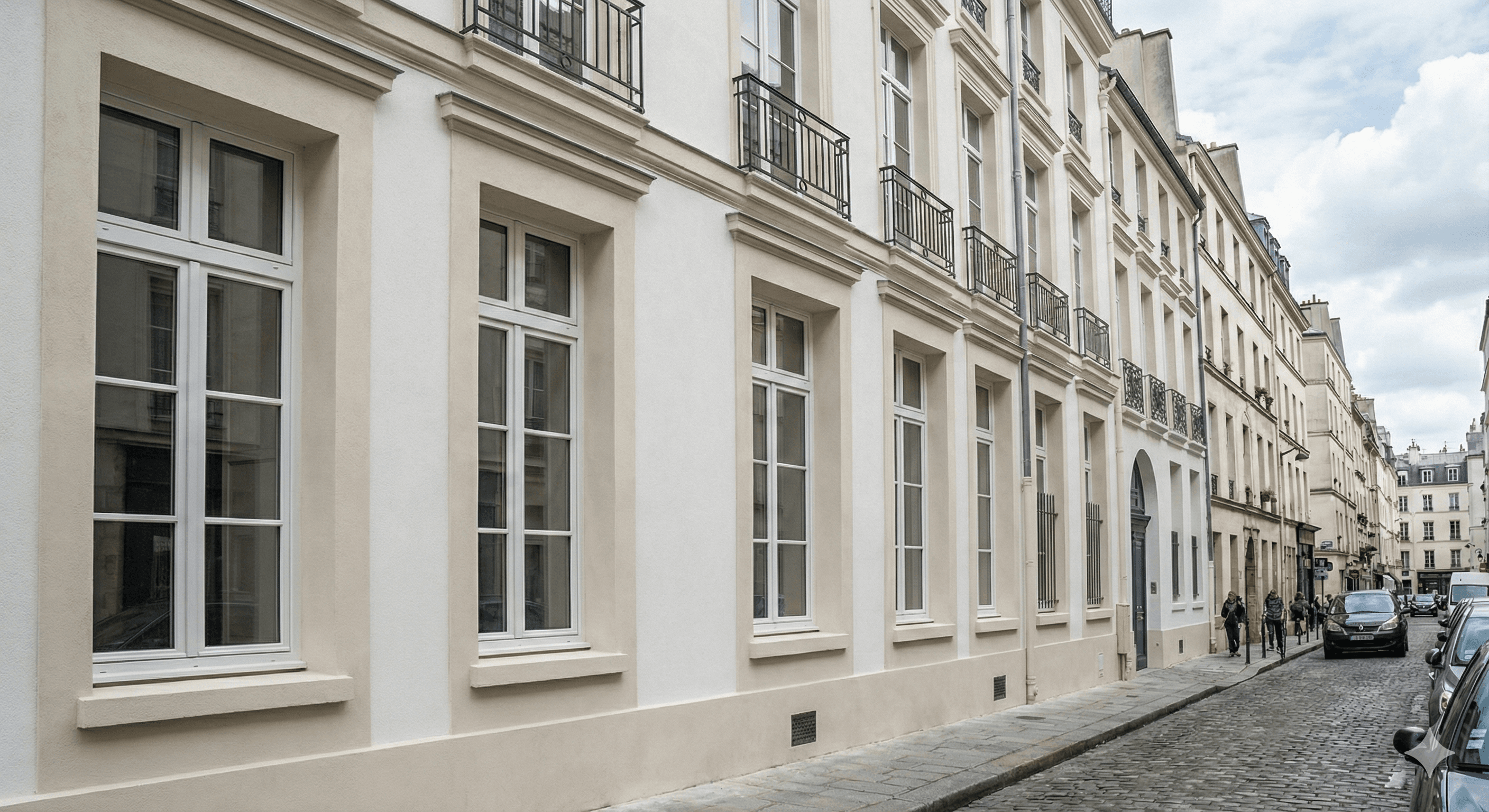 Travaux de façade après ITE - Paris 15e